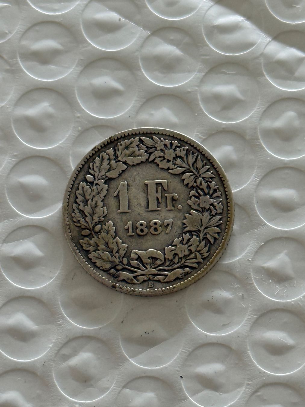 Tutti le monete: 1 Franken 1887  Rar – Usato da Wallisellen venduto da SWISS_SILVER1