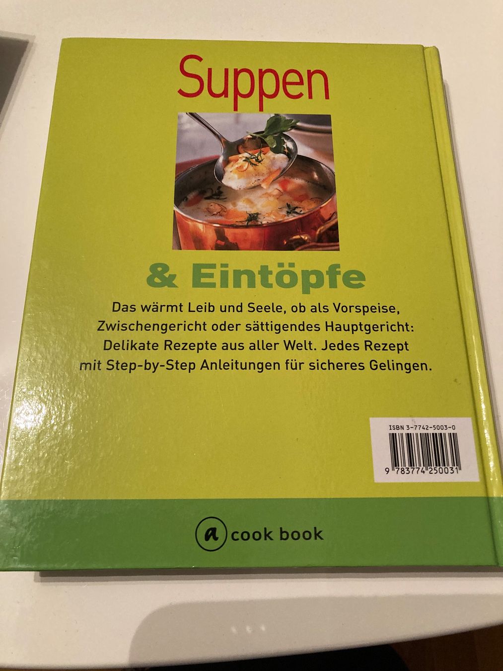 Libri: Suppen & Eintöpfe, cook book, 2001 – Usato da Zürich venduto da 2Shopnow 1