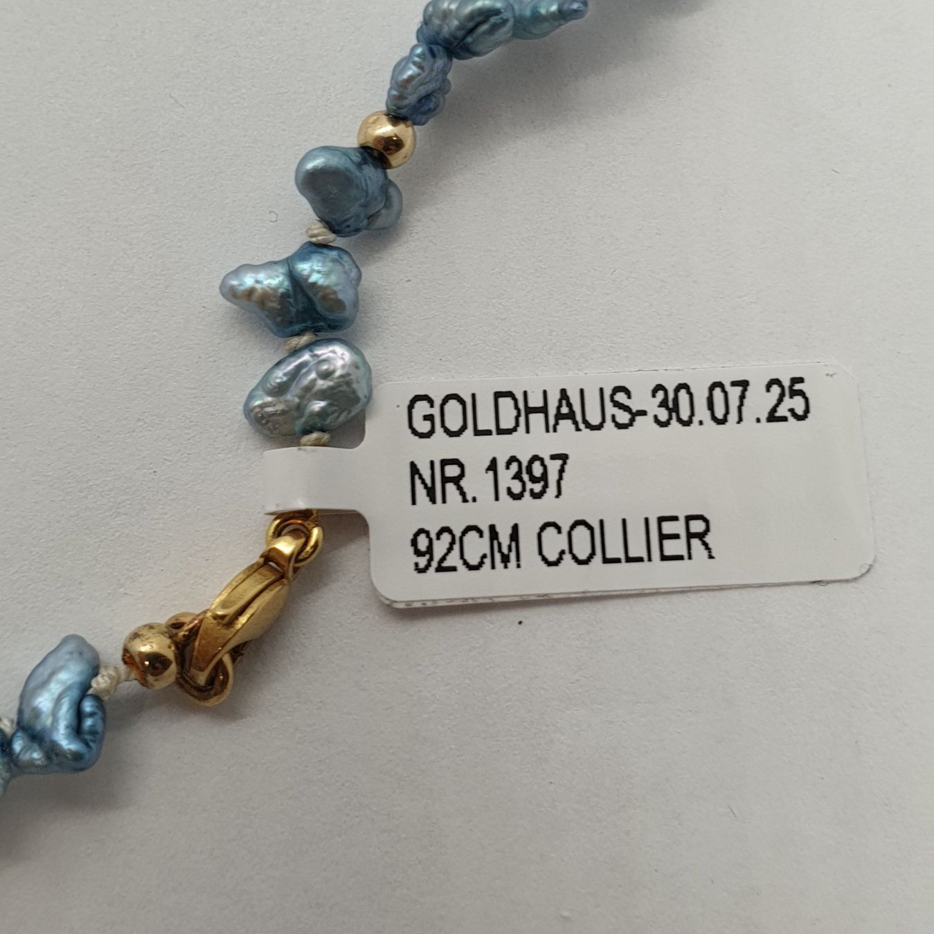 Catenine: Echt 14K Gold - Blaue S.W.P. Kette – Usato da Luzern venduto da Luzern-Goldhaus 3