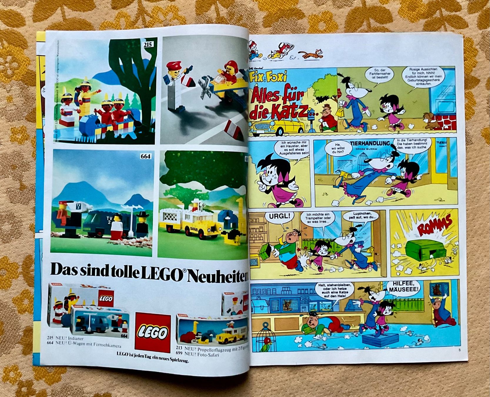 Fumetti: Fix und Foxi Heft Nr 5 von 1977 – Usato da Endingen venduto da nathan05 2