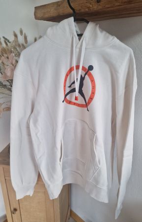 Air Jordan Kapuzenpullover weiss Grösse M neuwertig