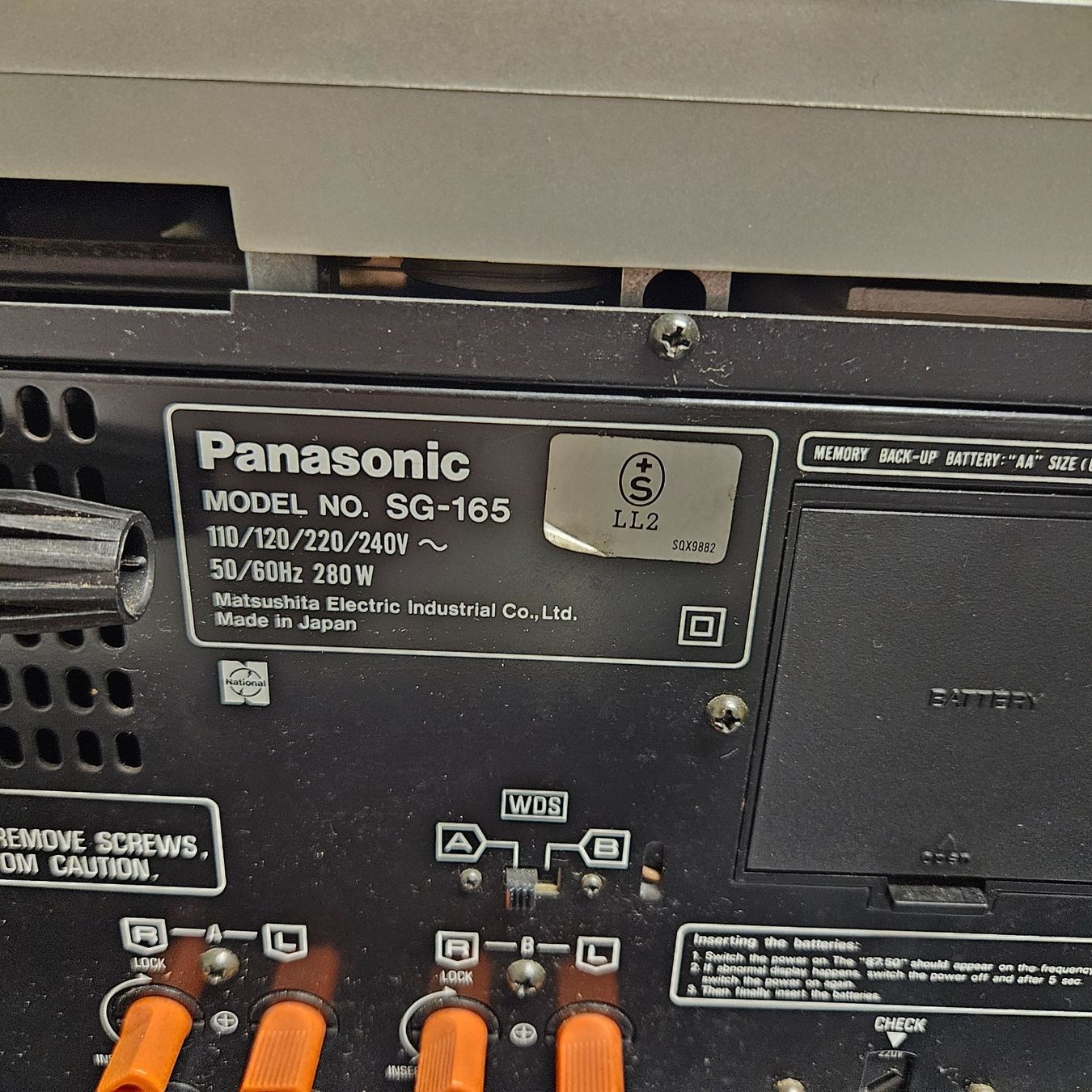 Panasonic Audio- & Mediensysteme: PANASONIC Hi-Fi System SG-165 Kompaktanlage mit Boxen – Gebraucht aus Hergiswil NW von Anita-Maria 6