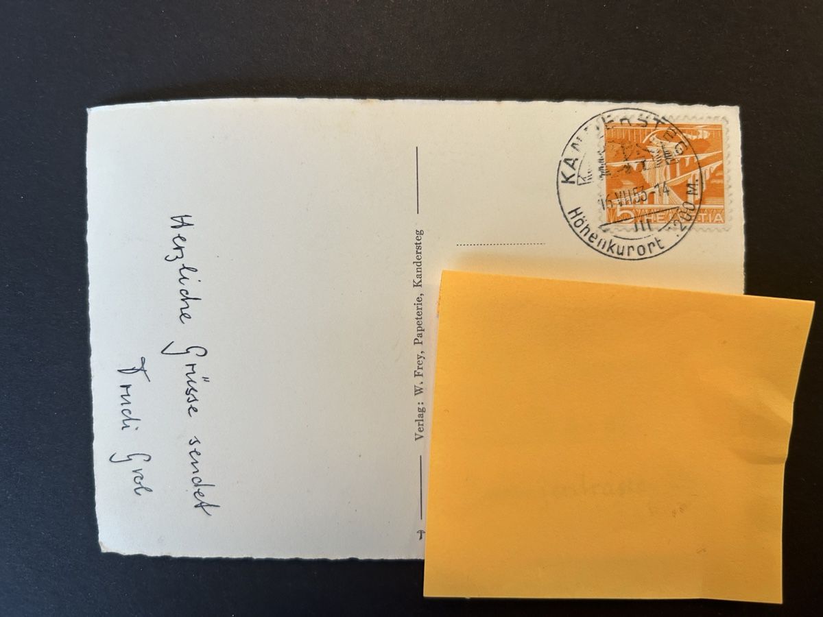Cartoline postali: Kandersteg mit Blümlisalp – Usato da Fanas venduto da Alessio11 1