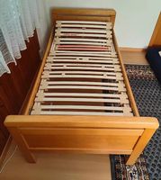 Bett 90x190 cm Hüsler Nest mit ROVIVA Lattenrost Senioren