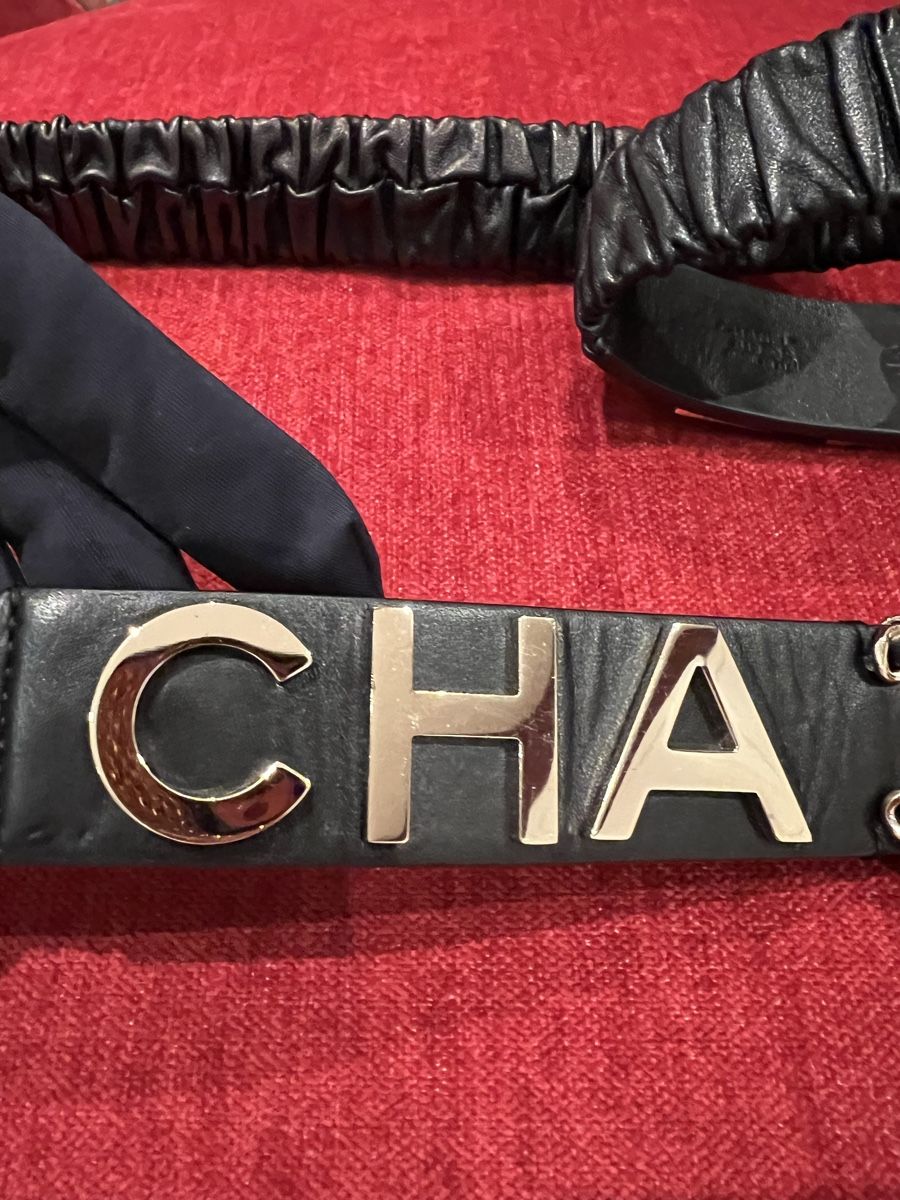 Chanel Cinture: Chanel Stretch Gürtel schwarz Gr. 90 – Usato da Kilchberg ZH venduto da Lisavivienne 3