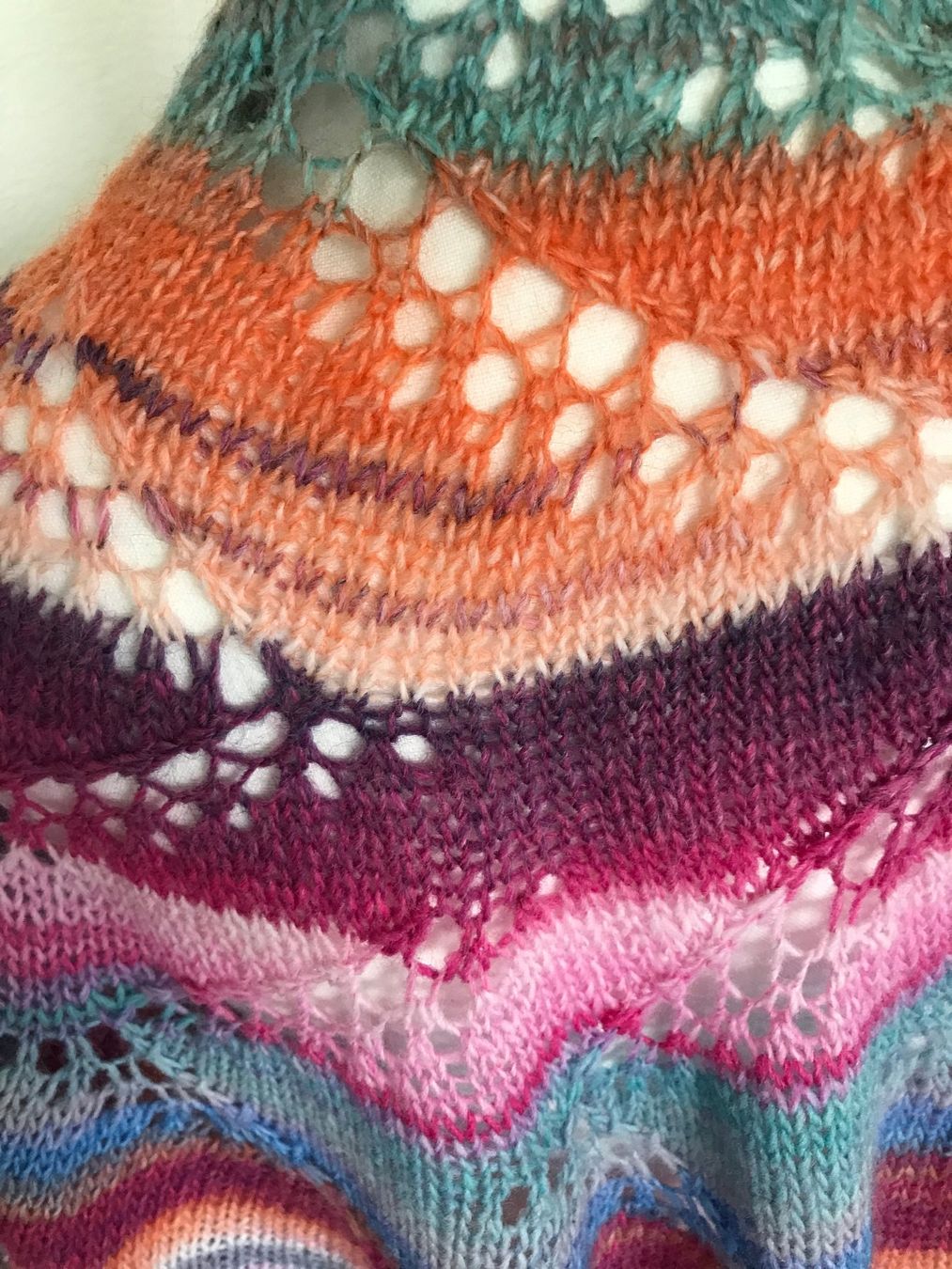 Altro in Moda donna: Cape - halbrundes Tuch - handgestrickt – Nuovo e nell'imballaggio originale da Riniken venduto da einfach-so 4