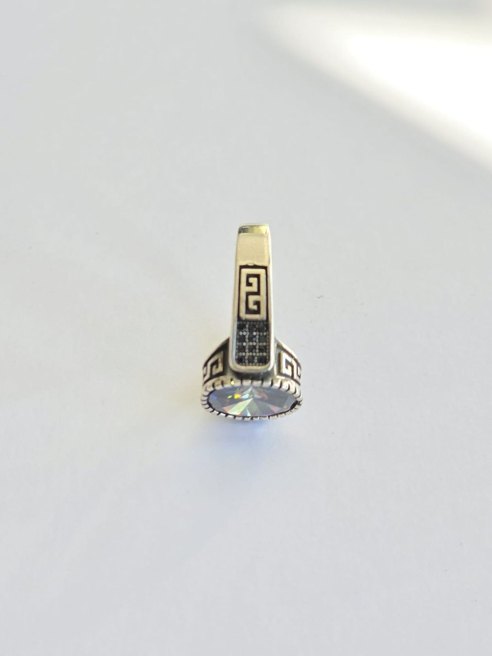 Anelli: Bague en argent, Zircon, taille 61 – Nuovo e nell'imballaggio originale da Neuchâtel venduto da NIDAVELIR 2