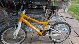 Woom 2 children bike 16 inch yellow used condition