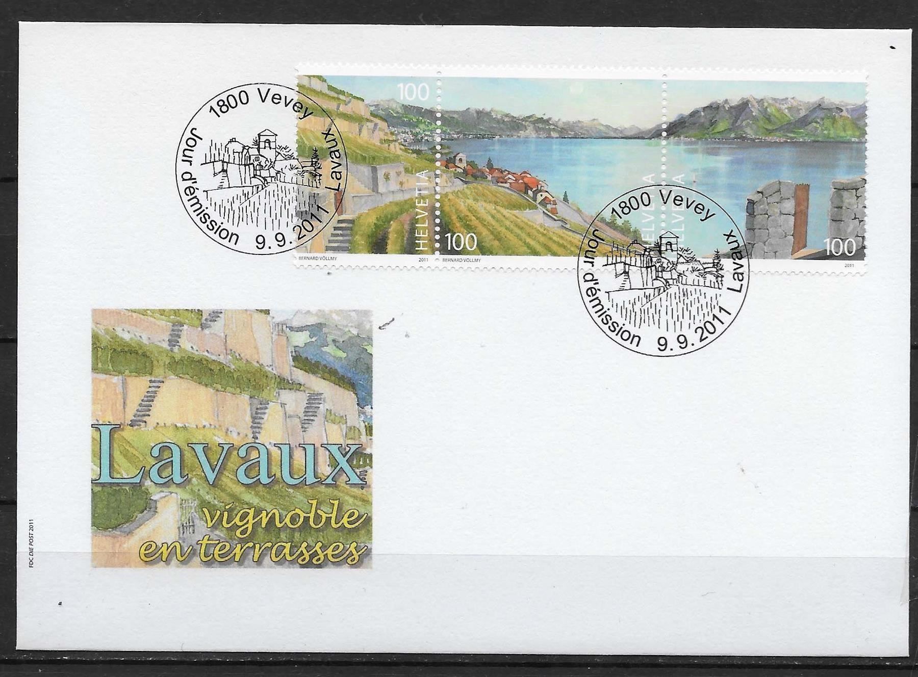 Tous les timbres: F1397 - FDC Unesco Lavaux – D'occasion à Trélex par Phil_Albert