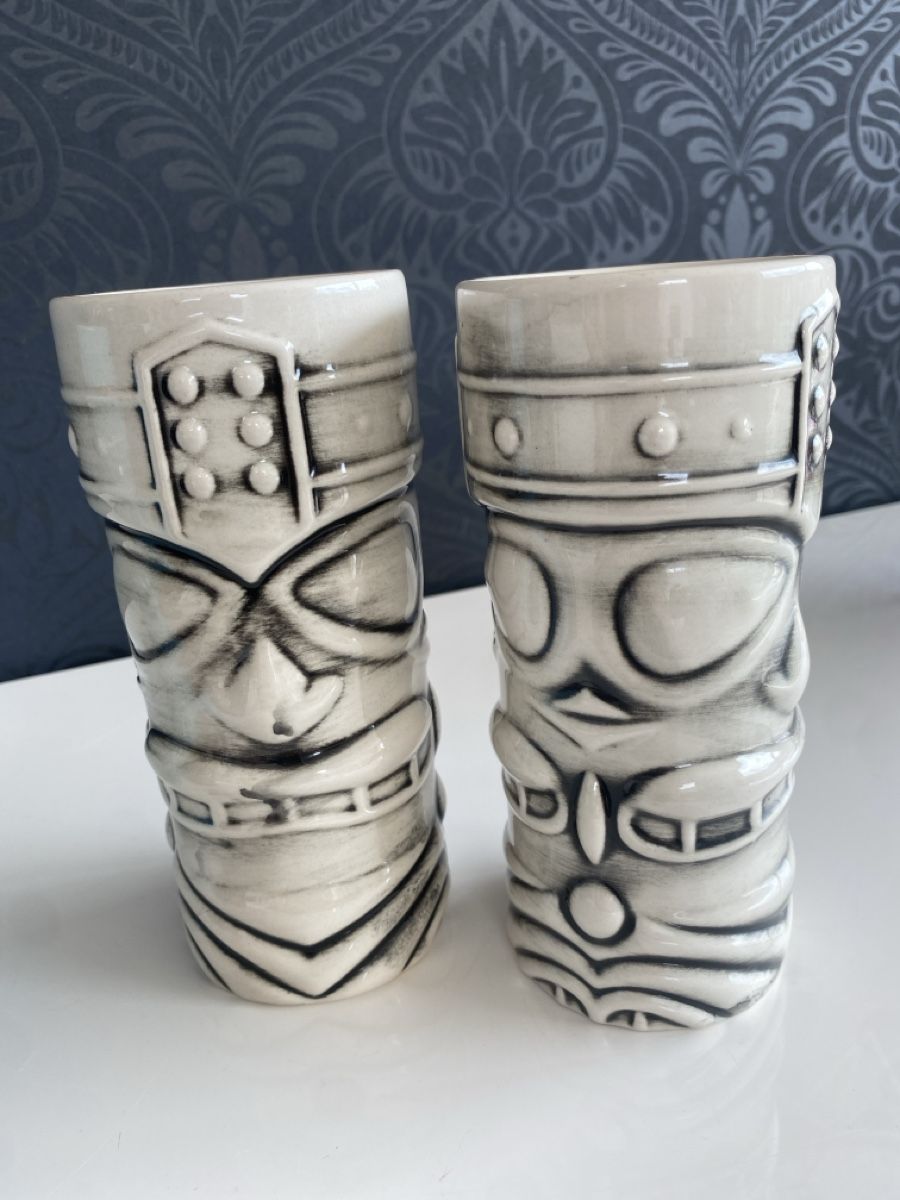 Tassen: 4 Exotische Tiki mugs von GenWare – Gebraucht aus Flawil von KeJuNe 2
