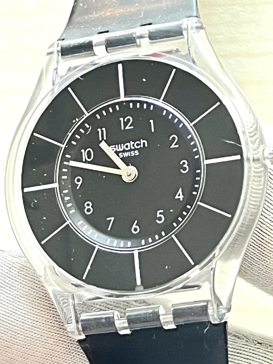 Swatch Uhren: Swatch Skin Uhr schwarz transparent  – Gebraucht aus Grenchen von chththl 2