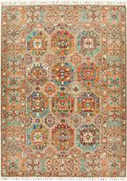 Handgeknüpfter afghanischer Khurjeen Orientteppich 200x150cm