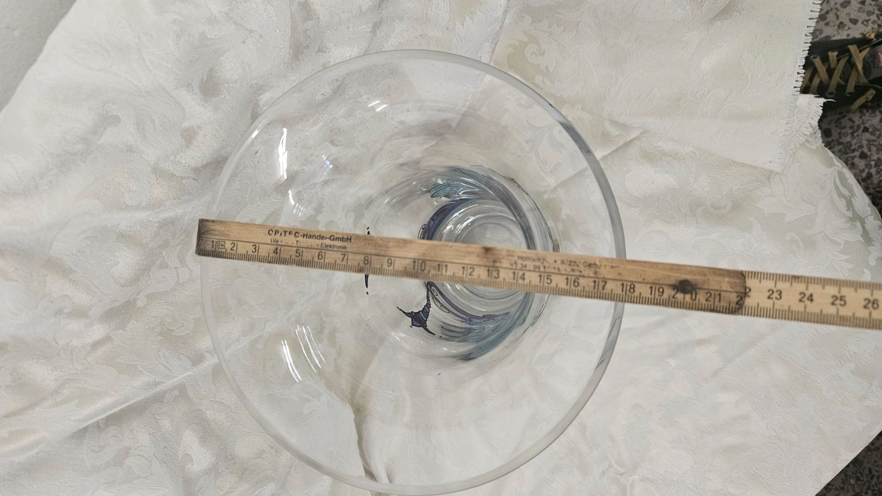 Vasi & Recipienti: Vaso in vetro dipinto a mano – Usato da Melano venduto da H-Sara 2