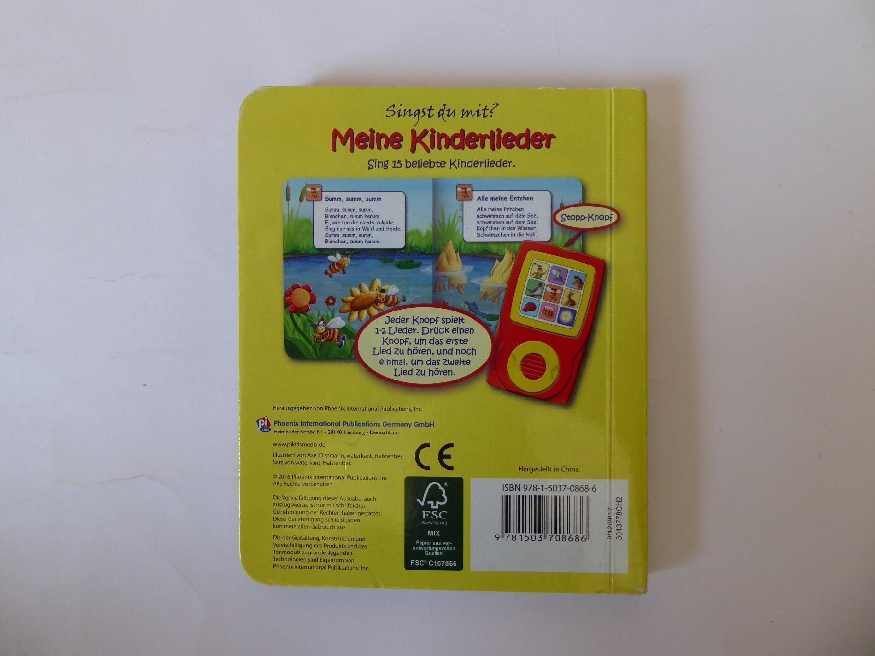 Libri: Meine Kinderlieder, Phoenix, 15 beliebte Kinderlieder – Usato da Turbenthal venduto da Panau 4