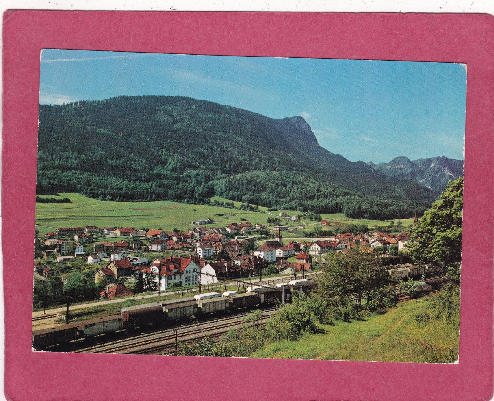 Cartoline postali: Vallorbe et la Dent de Vaulion 1967 – Usato da Herisau venduto da Lisegrat2008