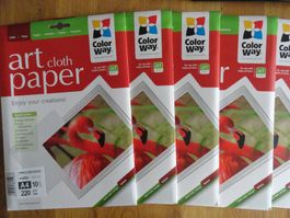 5 Pack Colorway Art Cloth Paper A4 220g matt - NEU