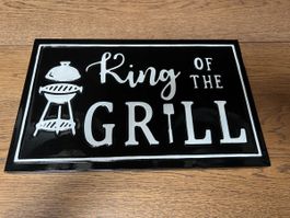 Deko Blech Schild King of the Grill 