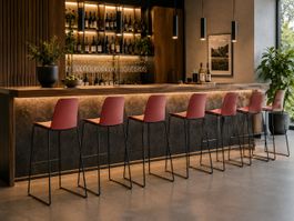 Barhocker für Cafe oder Bistro - Setpreis 2 Stück in der Box