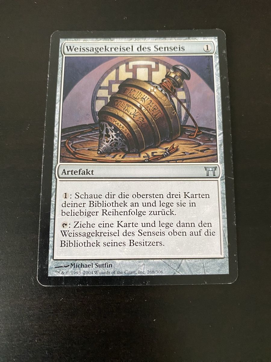 Magic The Gathering Carte collezionabili: Weissagekreisel des Senseis – Usato da Oberglatt ZH venduto da Finlandia1