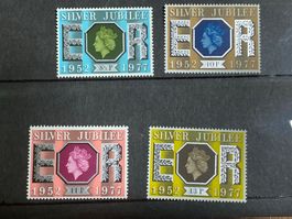 Briefmarken Silver Jubilee England