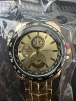 Herren Armbanduhr goldfarben Marke GENEVA neu