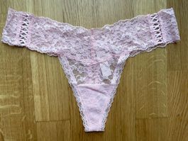 Victoria’s Secret Double Lace Up Thong M NEW