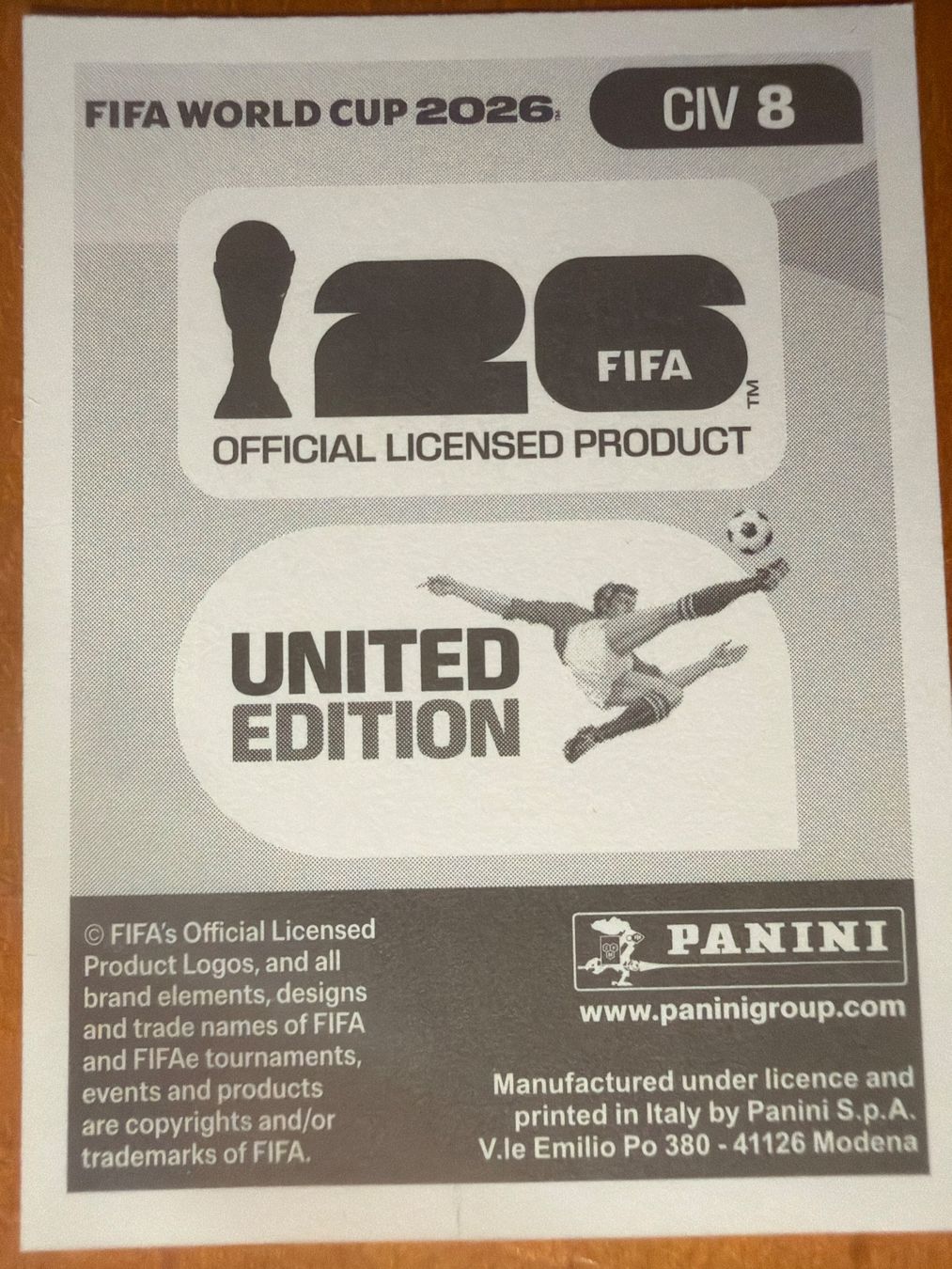 Panini Sammelbilder & Trading cards: Panini CIV8 – Neu (gemäss Beschreibung) aus Susten von Rechnun 1
