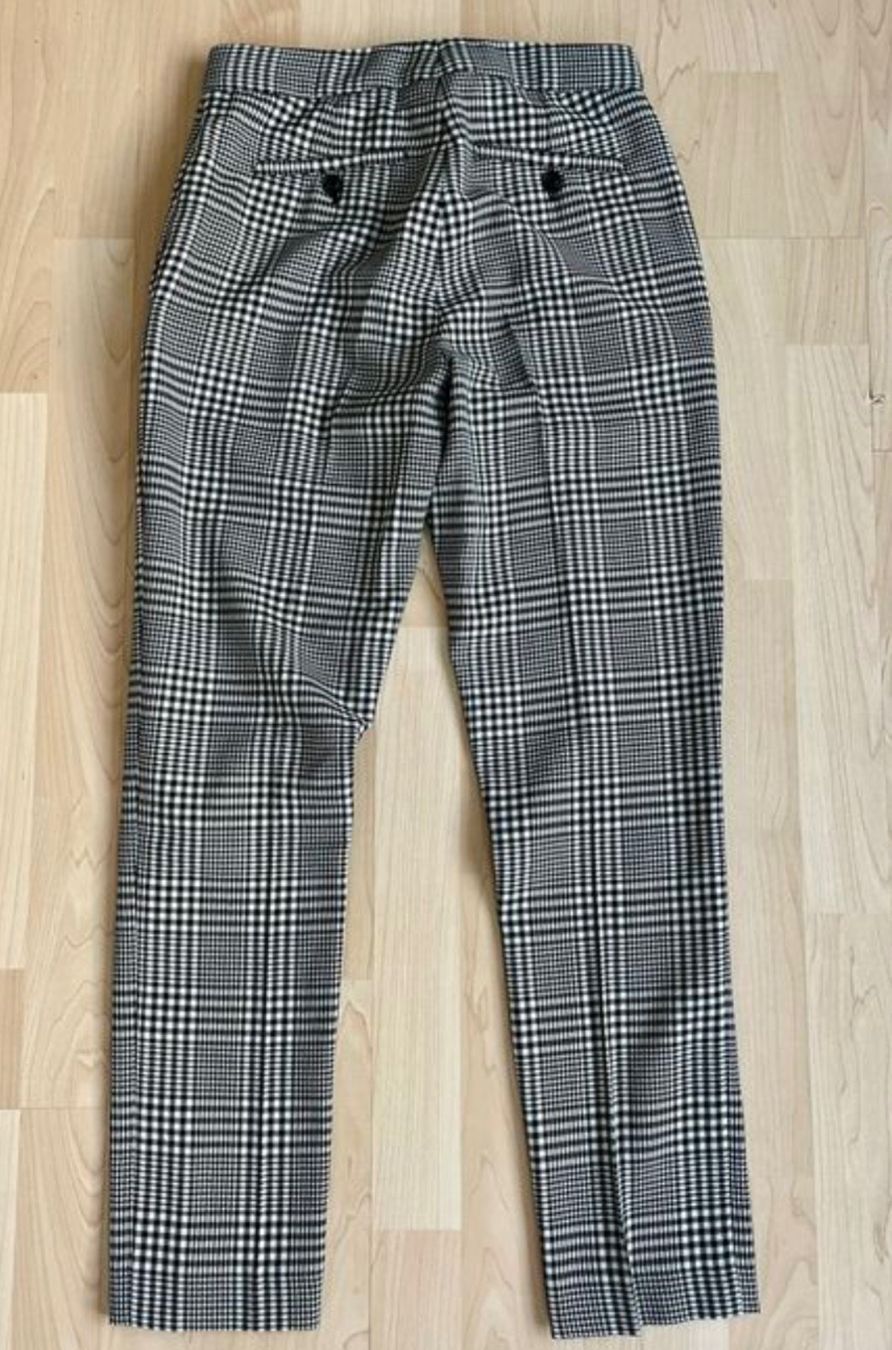 Burberry Pantaloni: Burberry Stoffhose schwarz weiss – Nuovo e nell'imballaggio originale da Romont BE venduto da n.gfeller 2