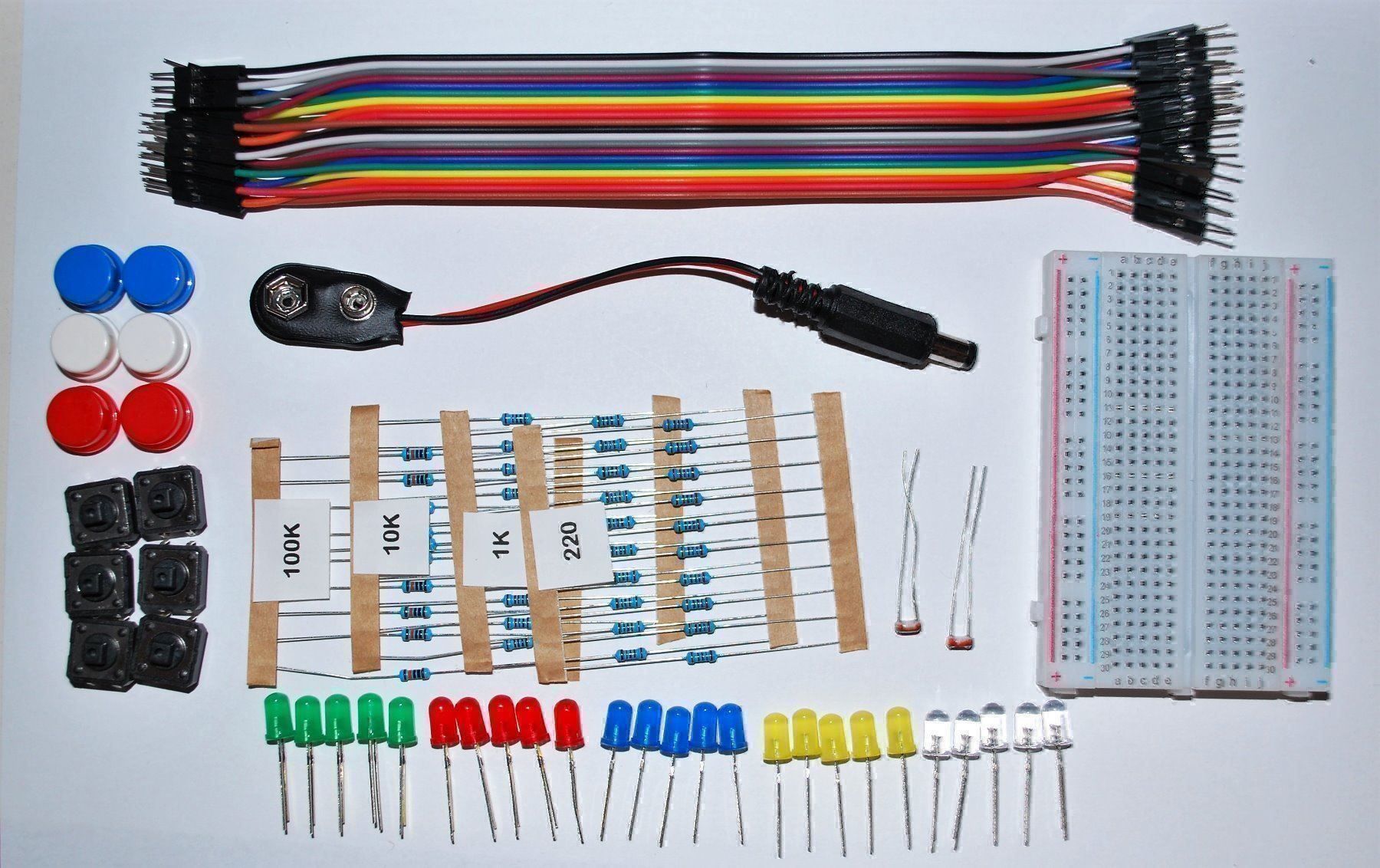 Elektronikbauteile: Raspberry PI /Arduino Mini Starter Kit mit LEDs, Breadboard. – Neu und originalverpackt aus Geroldswil von  4