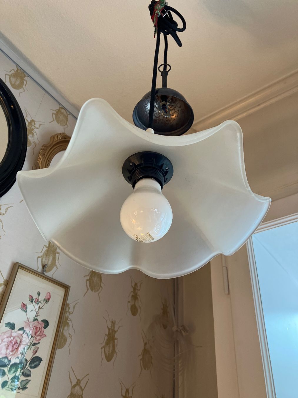 Lampade: Lampe - Hängelampe - Glas - Vintage – Usato da Winterthur venduto da pompea 2