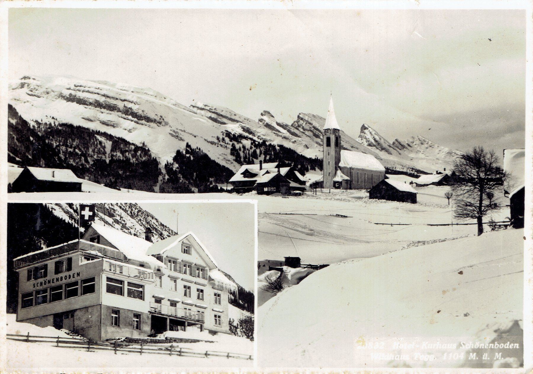 Ansichtskarten: Wildhaus SG, um 1940 – Gebraucht aus Otelfingen von Schmitte9