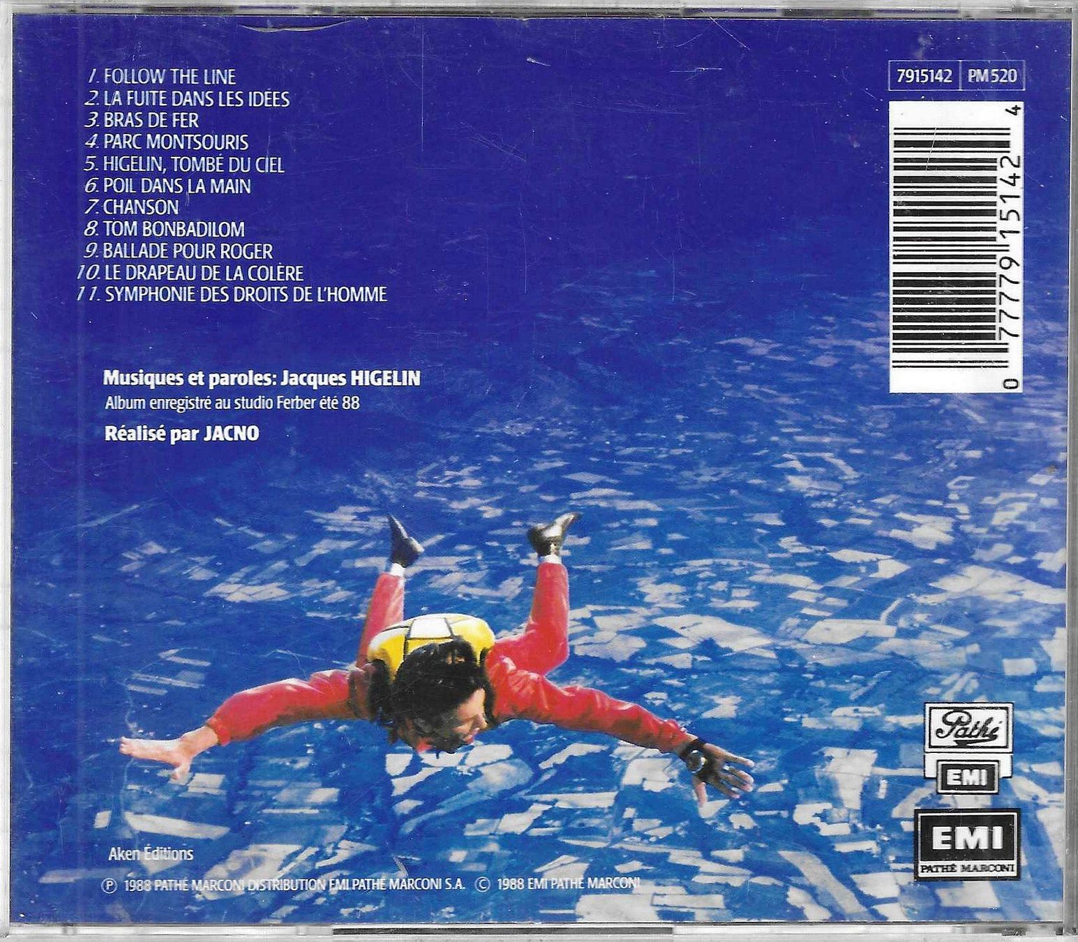 CD: Jacques Higelin - Tombé du ciel – Usato da Savagnier venduto da Ne2065 1