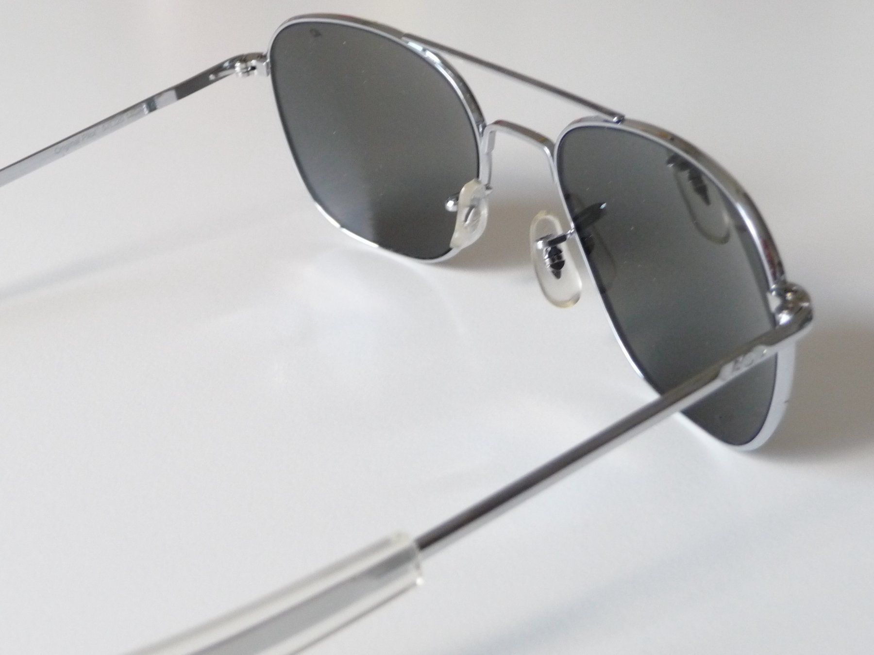Occhiali & Lenti: KLASSIKER American Optical Original Pilot 57mm silber grau.G – Nuovo e nell'imballaggio originale da Winterthur venduto da ricofly 7