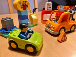 Lego Duplo station-service et dépanneuse avec personnages