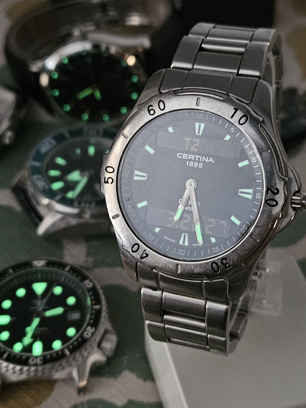 Certina Montres: Certina DS PRO Analogic-Digital Multifunction Herrenuhr 40mm – D'occasion à Flamatt par pie_f9zm 3