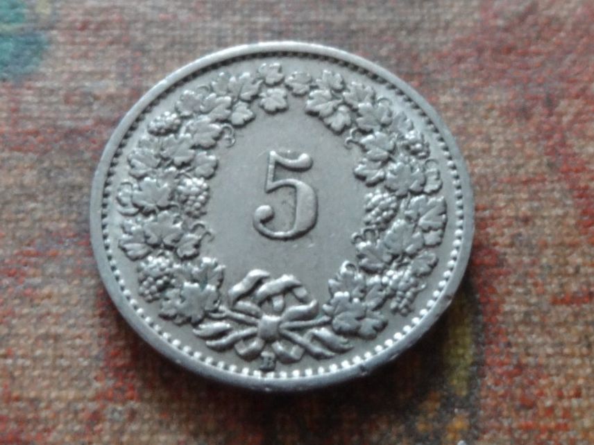 Tutti le monete: 5 Rp. 1951 – Usato da Romanel-sur-Lausanne venduto da Swift13 1