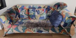 2er Sofa Rolf Benz, bunt 