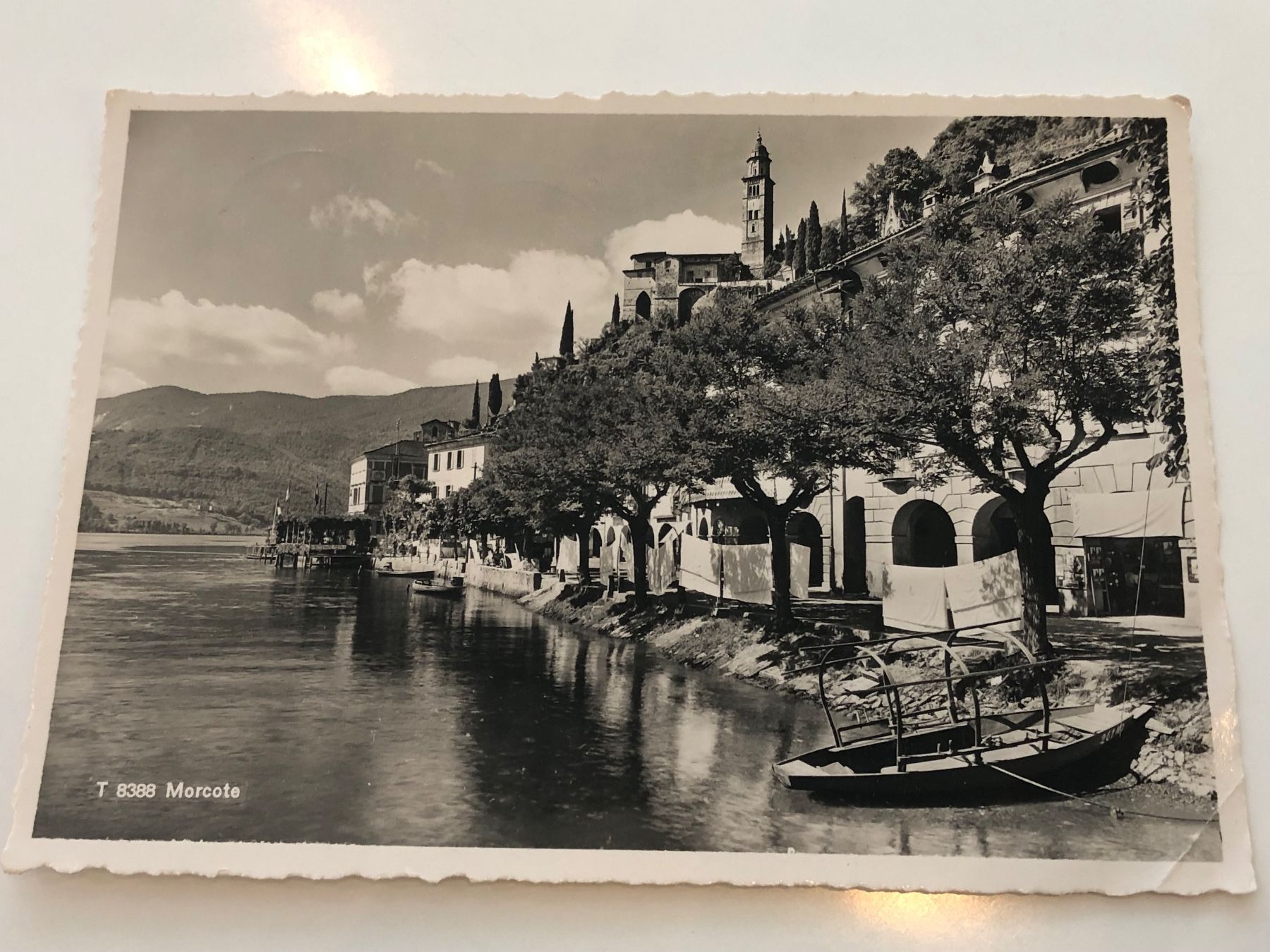 Cartoline postali: 2x alte Ansichtskarten MORCOTE, Tessin – Usato da Lufingen venduto da Rac0 1