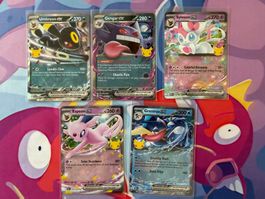 Pokémon 30th Celebration EX Karten Set – EN ab1.-