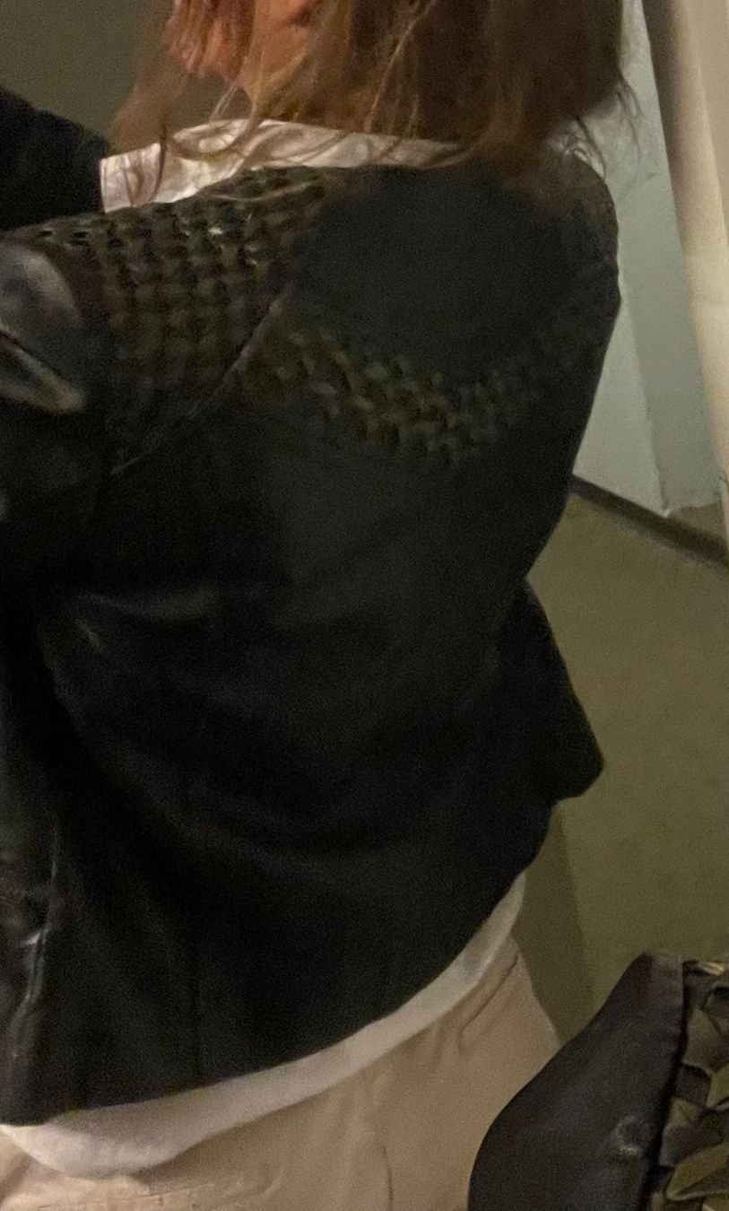 Giacche: Coole schwarze Nappa-Lederjacke Gr. S/36 mit Fle – Usato da Rüschlikon venduto da leo_mwz2 9