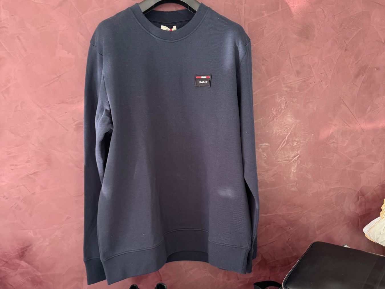 Bally Pullover & Sweatshirts: Bally-Pullover klassisch Marineblau G 50 Baumwolle hochwert – Neu und originalverpackt aus Volketswil von praxis12