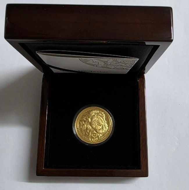 Tutti le monete: 1 oz Big Five Gold Löwe 2022 – Nuovo e nell'imballaggio originale da Caslano venduto da Pspidi