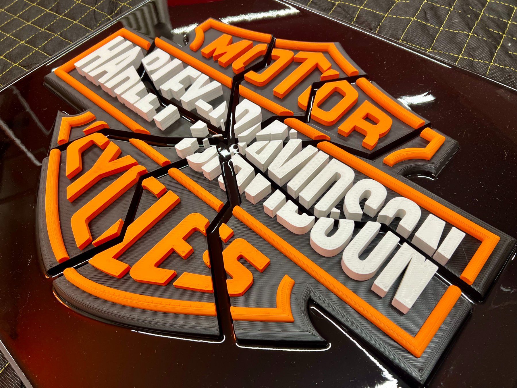 Dipinti: HARLEY DAVIDSON CRASH 3D print artwork,Ltd.02/49,Certificate – Nuovo e nell'imballaggio originale da Le Mont-sur-Lausanne venduto da luxurylover 2