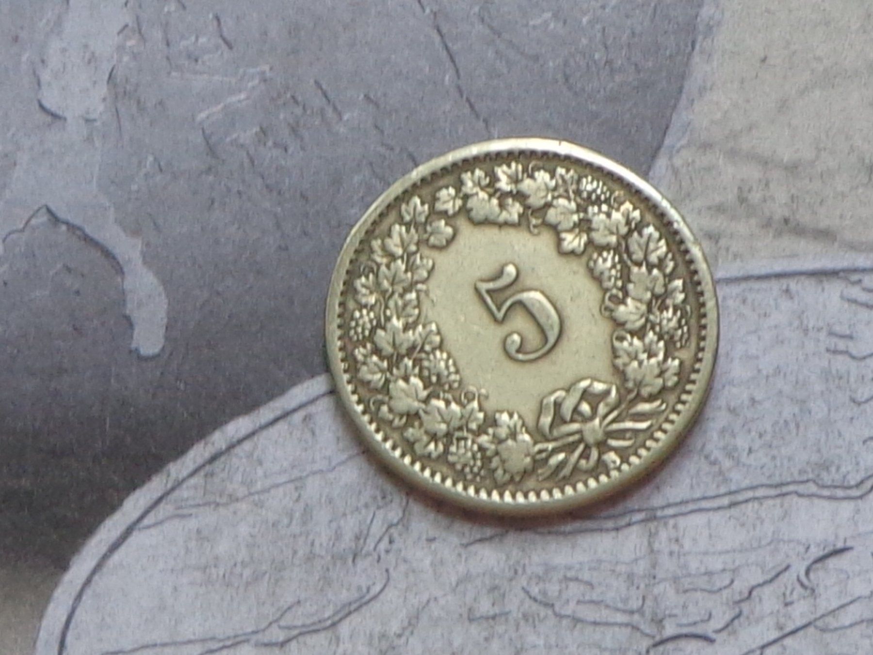 Alle Münzen: 5 cts 1873 B - (Bi) billon – Gebraucht aus Pully von UCA01 1