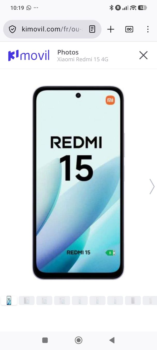 Xiaomi Telefoni cellulari / Smartphones: Xiaomi Redmi 15 4G  8/256 – Nuovo e nell'imballaggio originale da Tramelan venduto da Smoe1