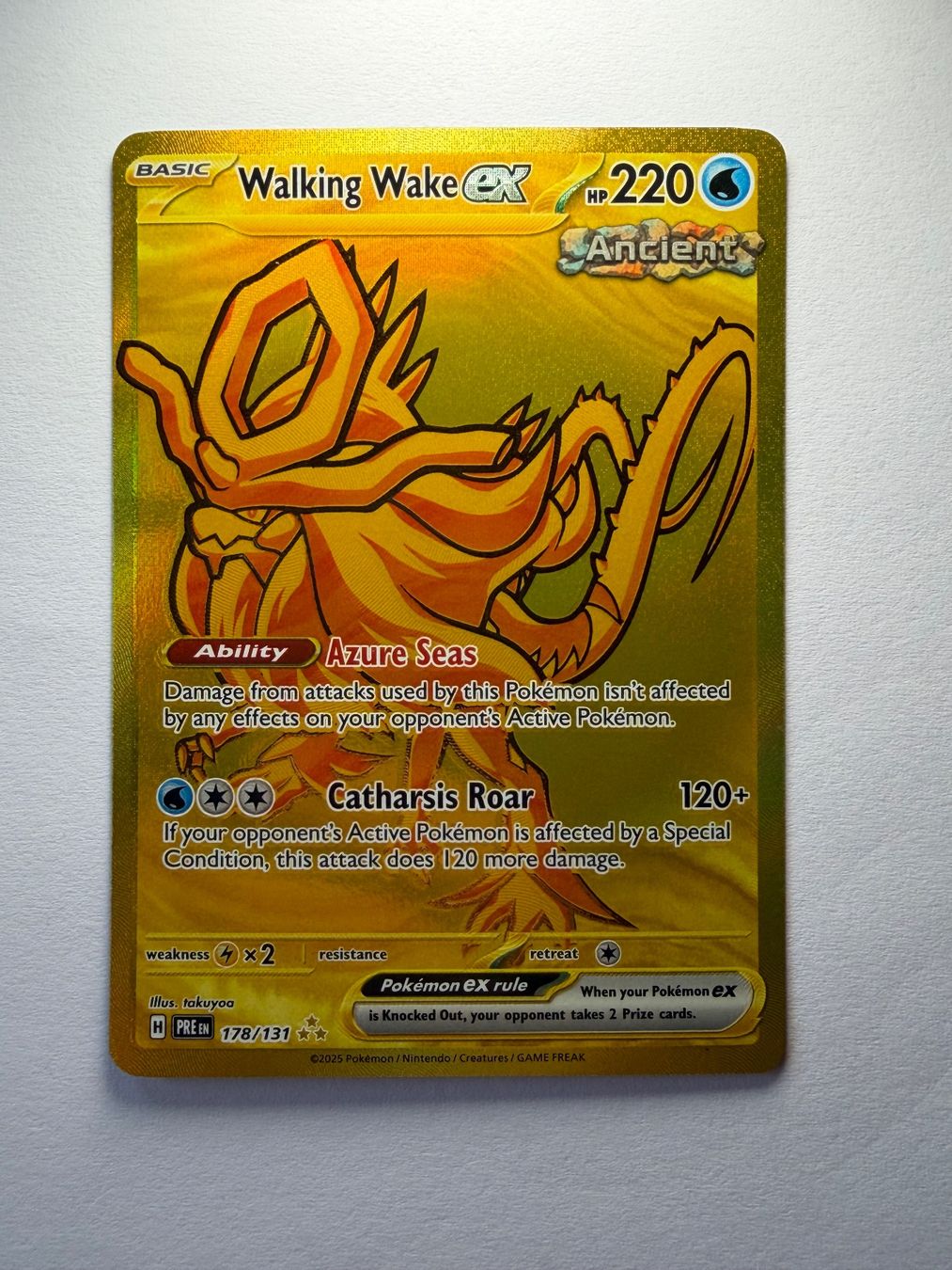Pokémon Carte collezionabili: Walking Wake ex 178/131 – Usato da Ilanz venduto da caui