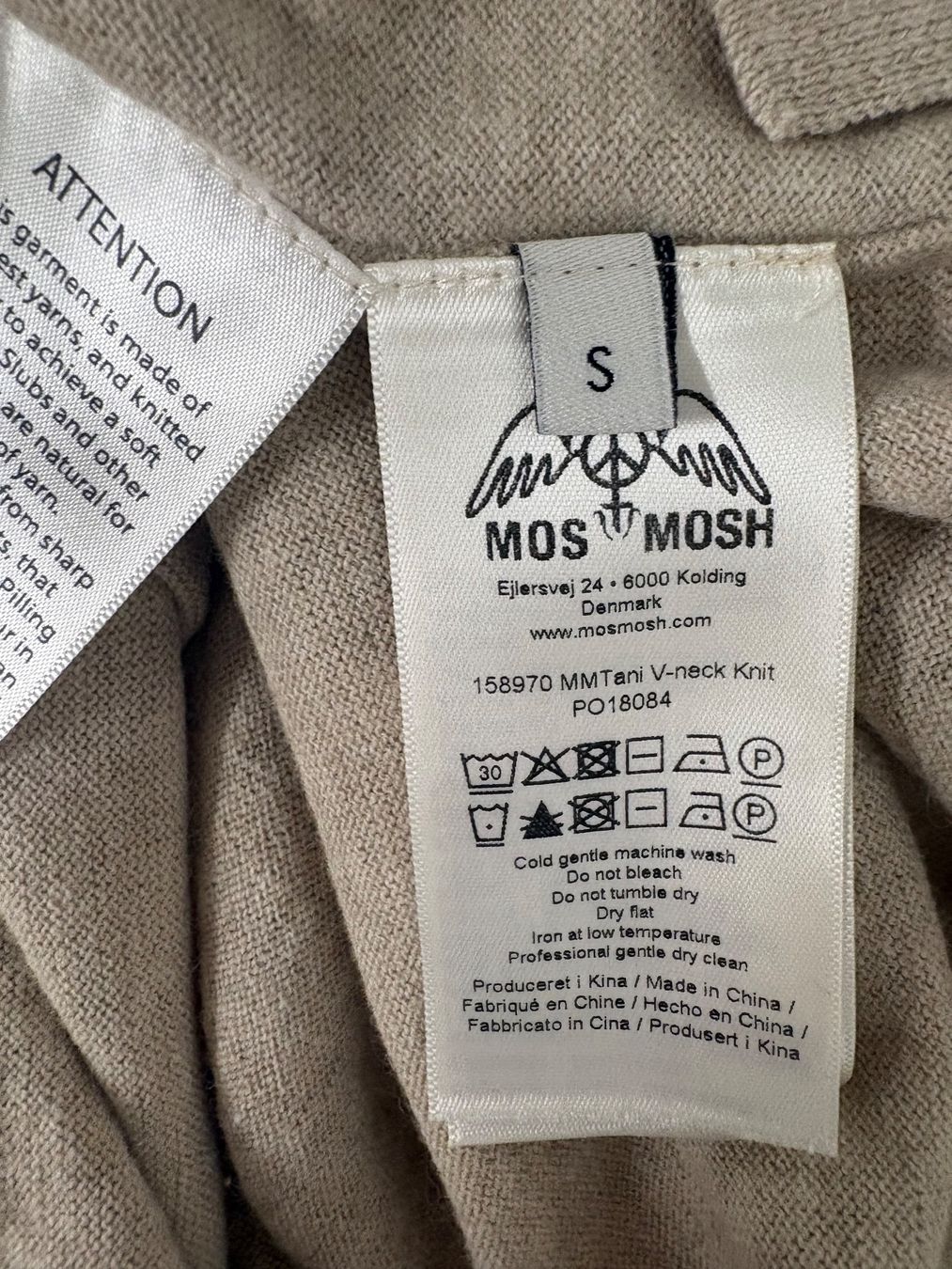 Mos mosh Maglioni & Felpe: Moa Mosh Pullover Kaschmir V-Ausschnitt beige Gr. S – Nuovo (secondo la descrizione) da Regensdorf venduto da sec_l5cr 7