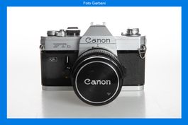 Canon FTb con obiettivo Canon FD 50mm f1.4 S.S.C.
