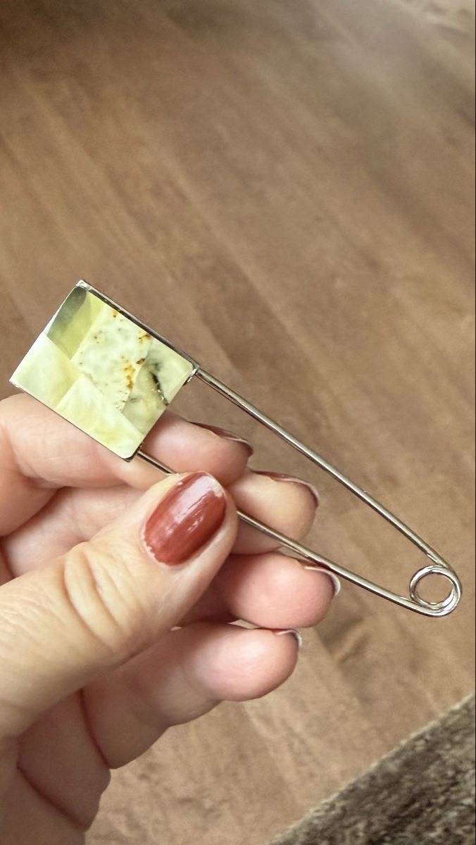 Broches & Aiguilles: Agraffe mit Bernstein-Mosaik💎 – Neuf avec emballage d'origine à Ebikon par elischka 1