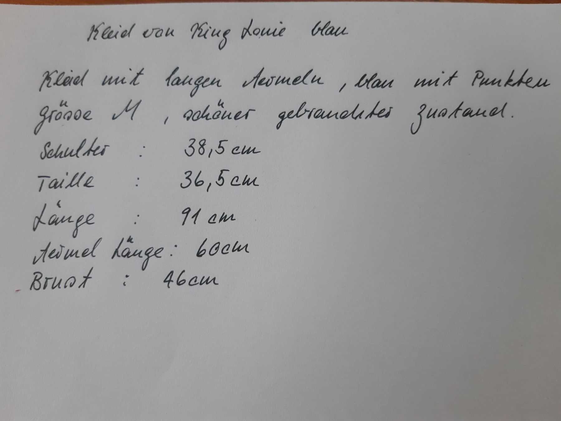 Kleider: Kleid von King Louie, blau – Gebraucht aus Arbon von torso444 5